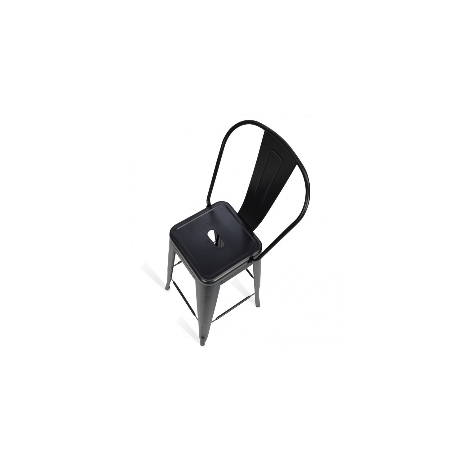 PACK 4 TABURETES BISTRO MATT HIGHBACK