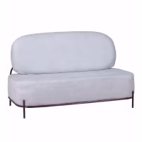 Sofá de dois lugares de design econômico Clair