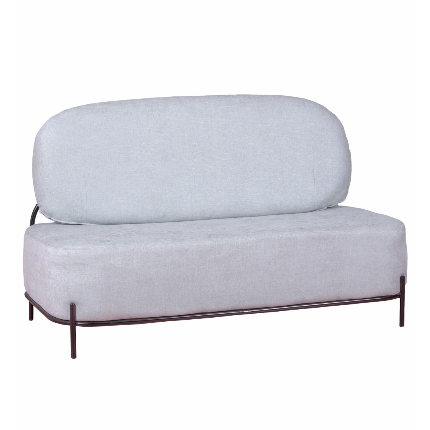Sofá de dois lugares de design econômico Clair