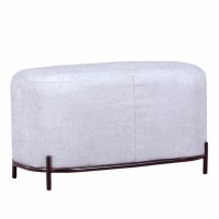 Minimalist design Clair Loveseat sofa footrest
