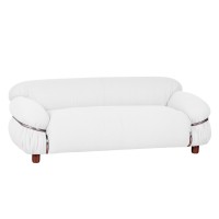 OLYMPIA 2-SITZ-SOFA, GEPOLSTERT MIT SHERPA-STOFF