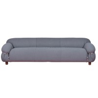 OLYMPIA 3-SEAT SOFA UPHOLSTERED IN SHERPA FABRIC