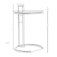 Table d'appoint design Eileen Gray Table Nest Dream - 28