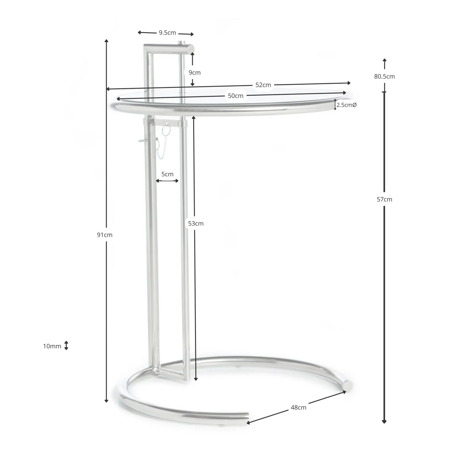Design sidobord Eileen Gray Table Nest Dream - 28