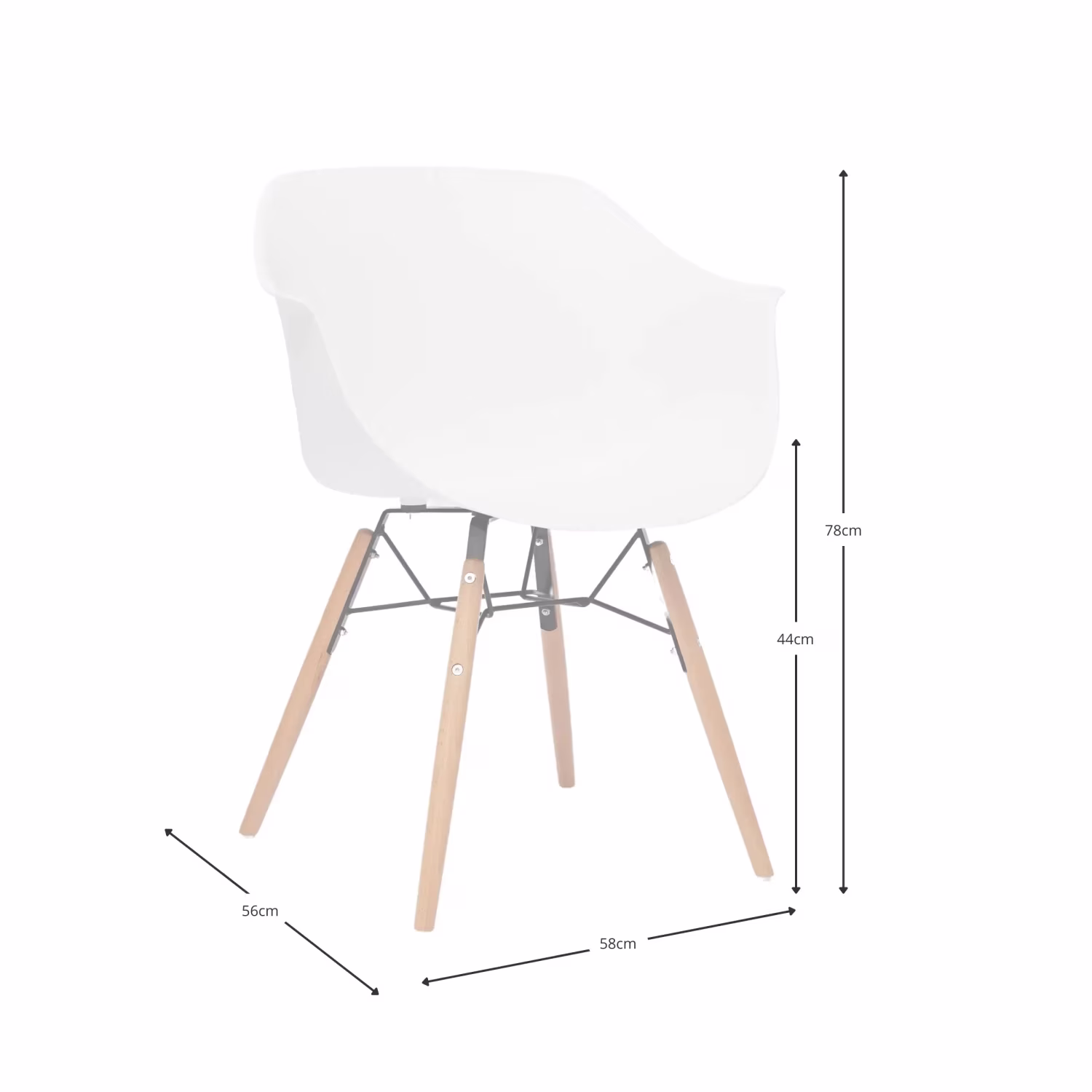 Temu designer dining chair Nest Dream - 24