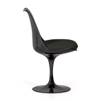 Silla Lotus Chair All Black con cojín de algodón FURNMOD - 11
