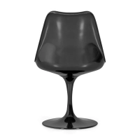 Silla Lotus Chair All Black con cojín de algodón FURNMOD - 38