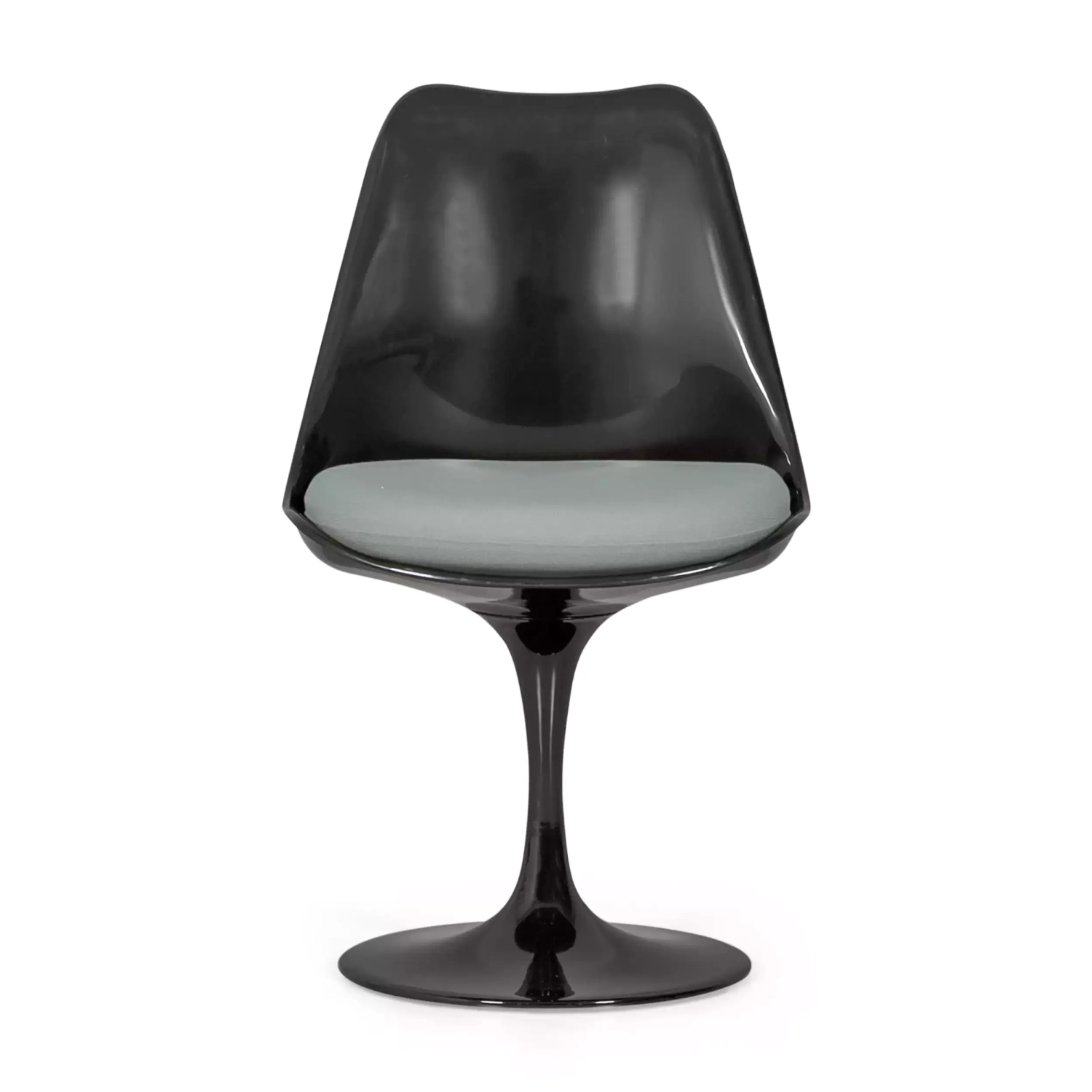 Silla Lotus Chair All Black con cojín de algodón FURNMOD - 18