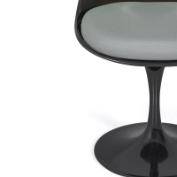 Silla Lotus Chair All Black con cojín de algodón FURNMOD - 19