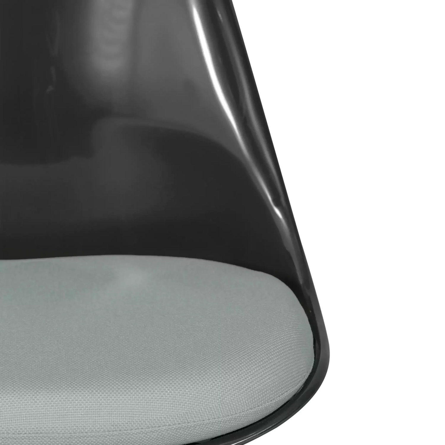 Silla Lotus Chair All Black con cojín de algodón FURNMOD - 21
