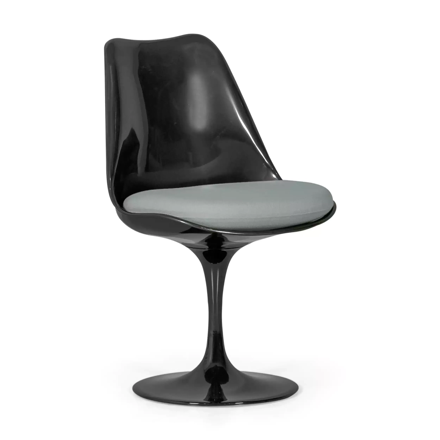 Silla Lotus Chair All Black con cojín de algodón FURNMOD - 16