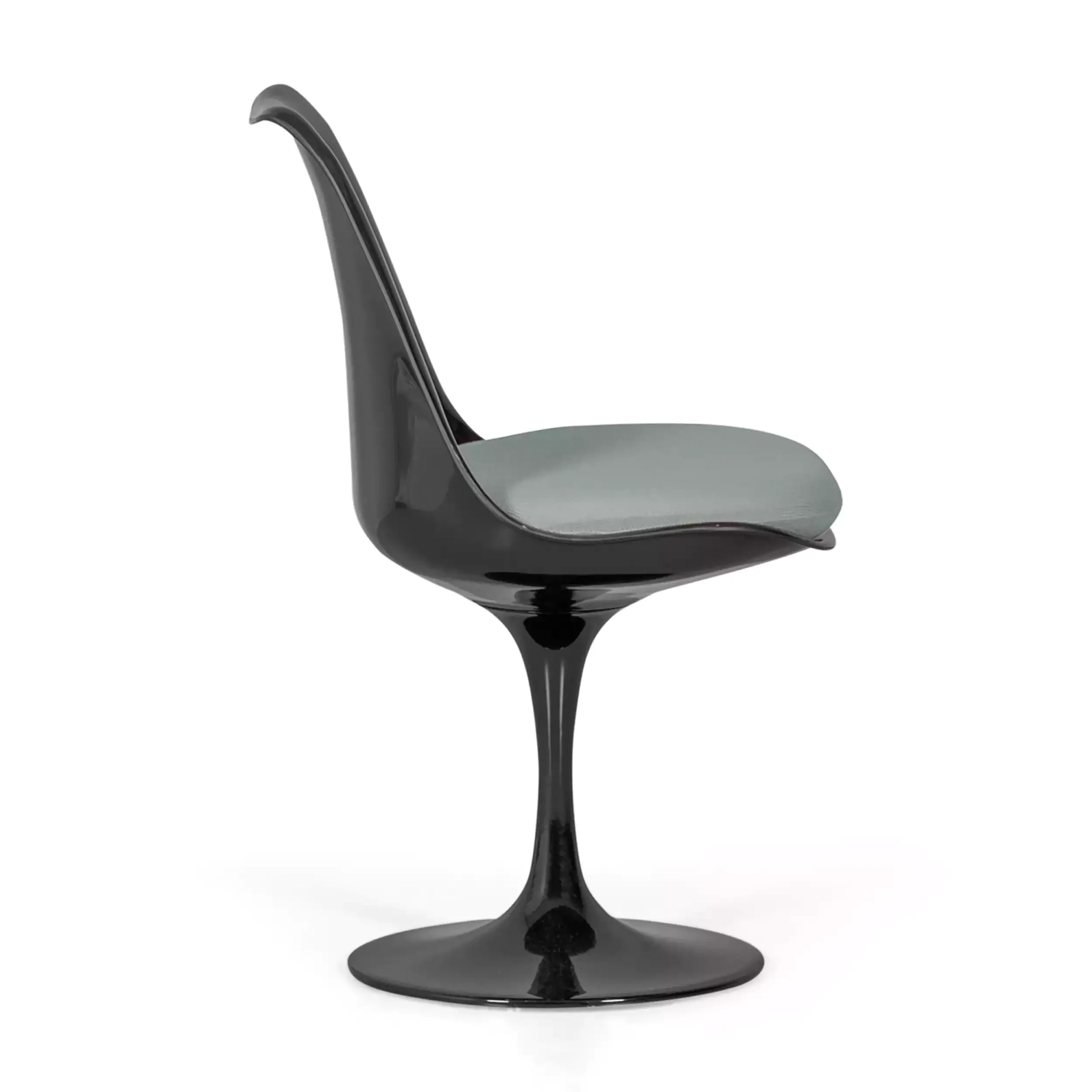 Silla Lotus Chair All Black con cojín de algodón FURNMOD - 20
