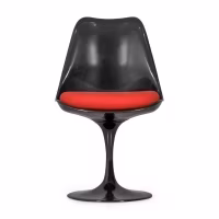 Silla Lotus Chair All Black con cojín de algodón FURNMOD - 3