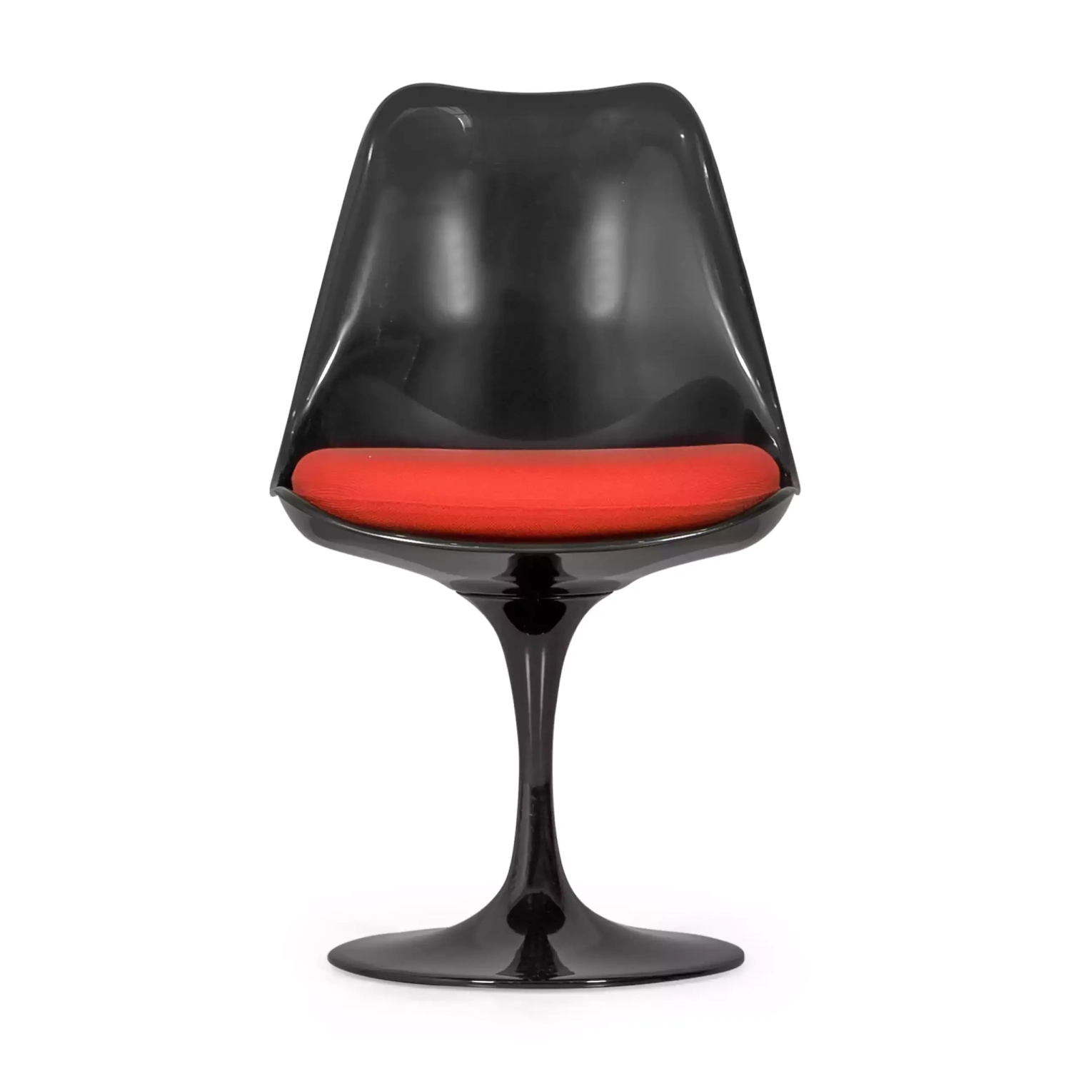 Cadeira Lotus Chair All Black com almofada de algodão FURNMOD - 3