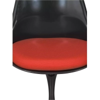 Silla Lotus Chair All Black con cojín de algodón FURNMOD - 4