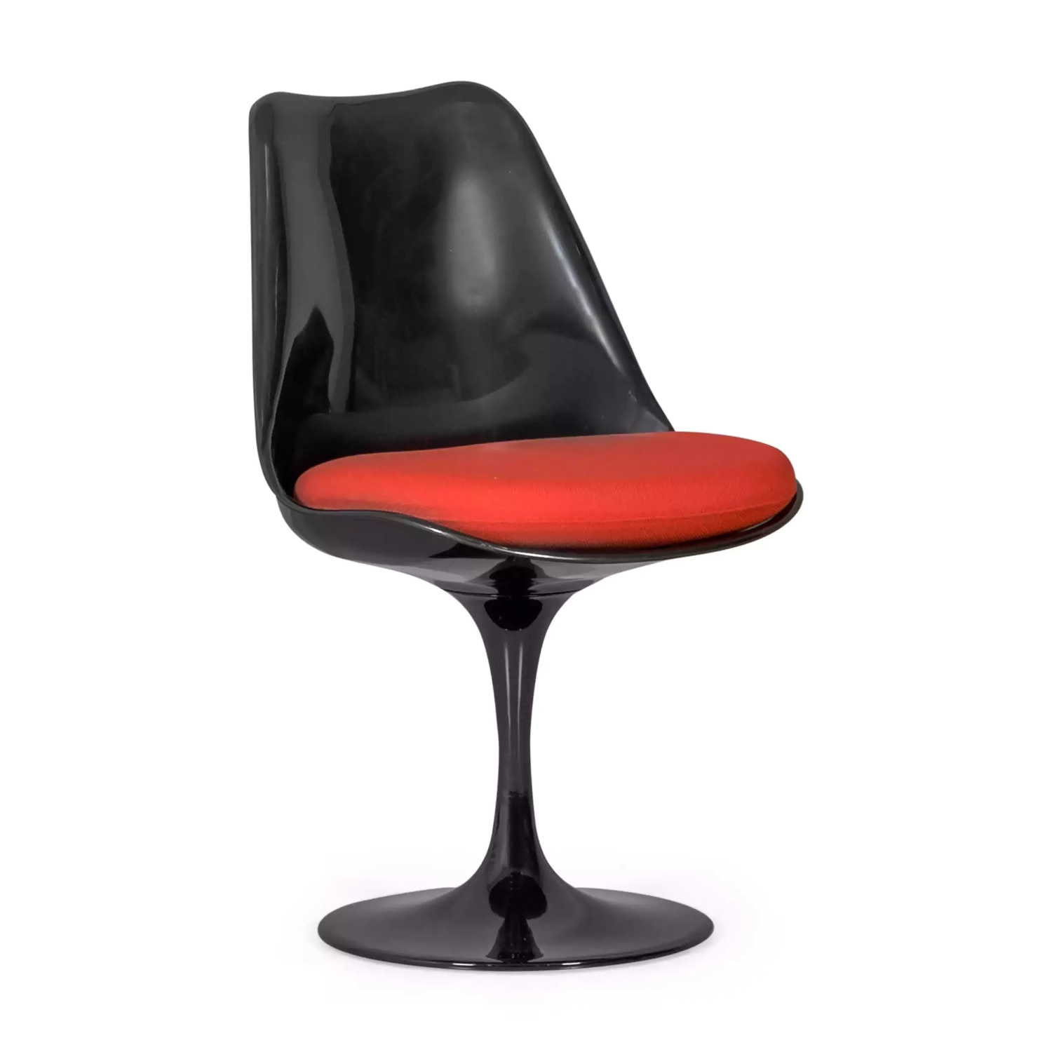 Silla Lotus Chair All Black con cojín de algodón FURNMOD - 1