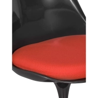 Cadeira Lotus Chair All Black com almofada de algodão FURNMOD - 2
