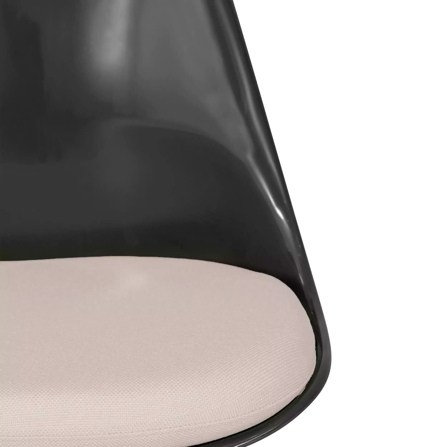 Silla Lotus Chair All Black con cojín de algodón FURNMOD - 27
