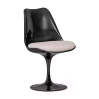 Silla Lotus Chair All Black con cojín de algodón FURNMOD - 24