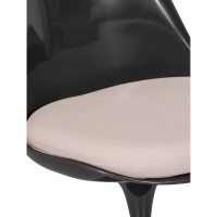 Silla Lotus Chair All Black con cojín de algodón FURNMOD - 25
