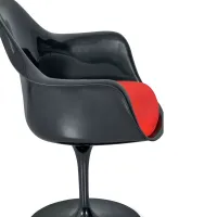 Tulip Arms Chair Replica Totally Black - Design Chairs - Mueble Design