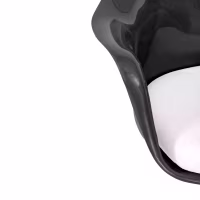 Cadeira Lotus Arms All Black com almofada de algodão FURNMOD - 36