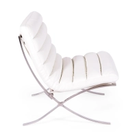 Design Sessel gepolstert in Kunstleder - Madrid Nest Dream - 14