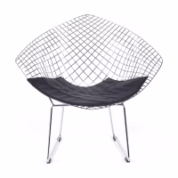 Sillón de diseño en acero cromado Diamond FURNMOD - 4