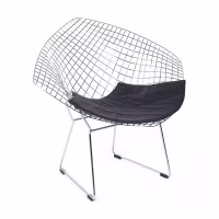 Diamond Design nojatuoli kromattua terästä FURNMOD - 1