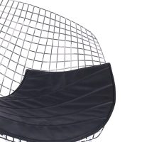 Poltrona di design in acciaio cromato Diamond FURNMOD - 5