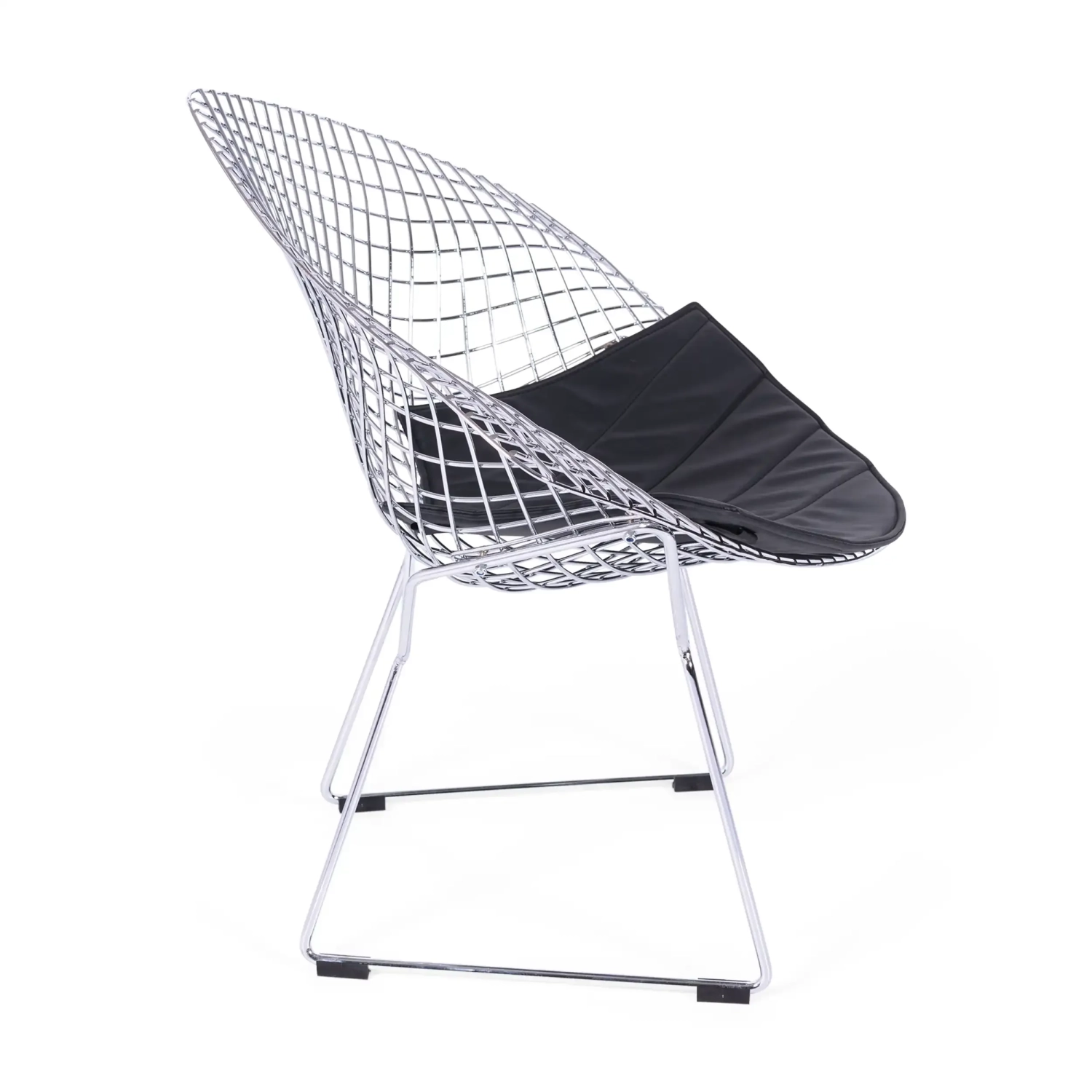 Poltrona di design in acciaio cromato Diamond FURNMOD - 7