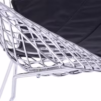 Sillón de diseño en acero cromado Diamond FURNMOD - 8