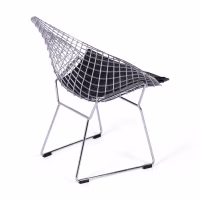 Sillón de diseño en acero cromado Diamond FURNMOD - 10