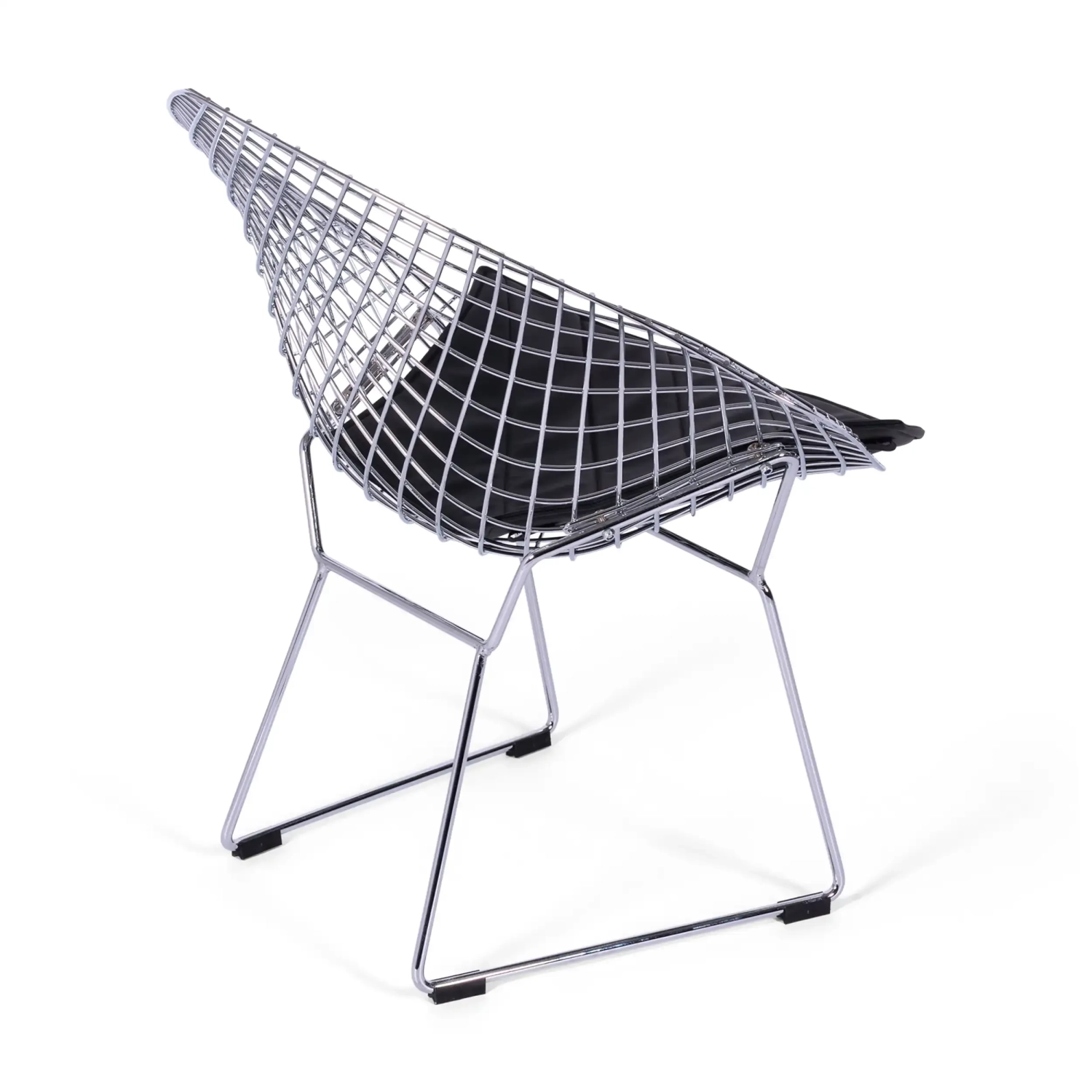 Poltrona di design in acciaio cromato Diamond FURNMOD - 10