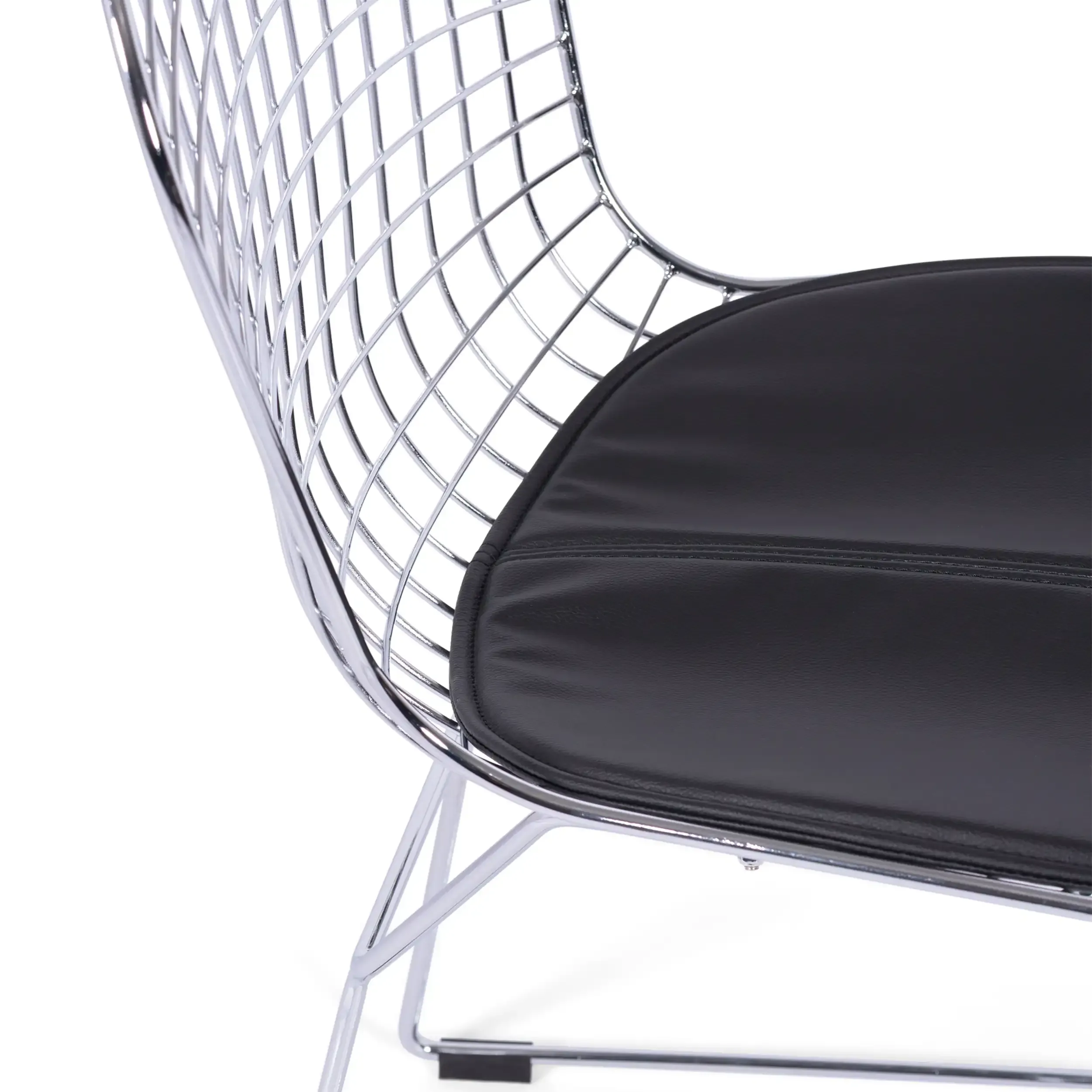 Chrome Bertoia Chair Inspiration - Industrial Chair - Mueble Design