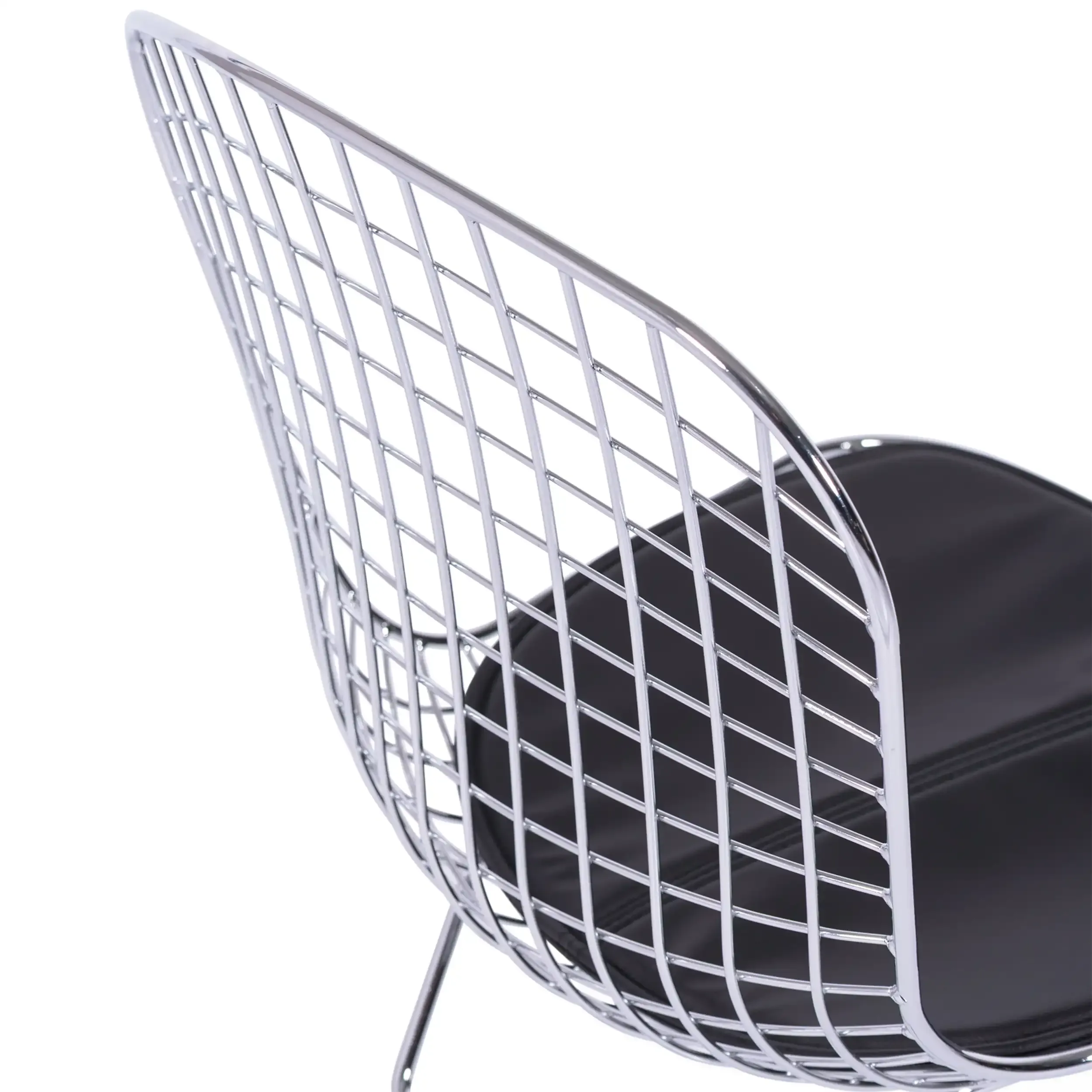 Chrome Bertoia Chair Inspiration - Industrial Chair - Mueble Design