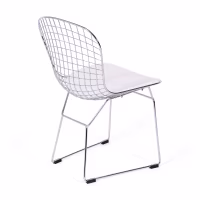 Cadeira de jantar em aço cromado Berta FURNMOD - 15