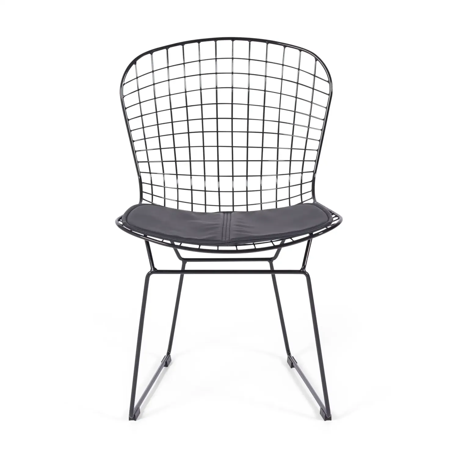 Silla de comedor en acero negro Berta FURNMOD - 3