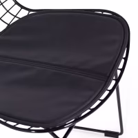 Silla de comedor en acero negro Berta FURNMOD - 4
