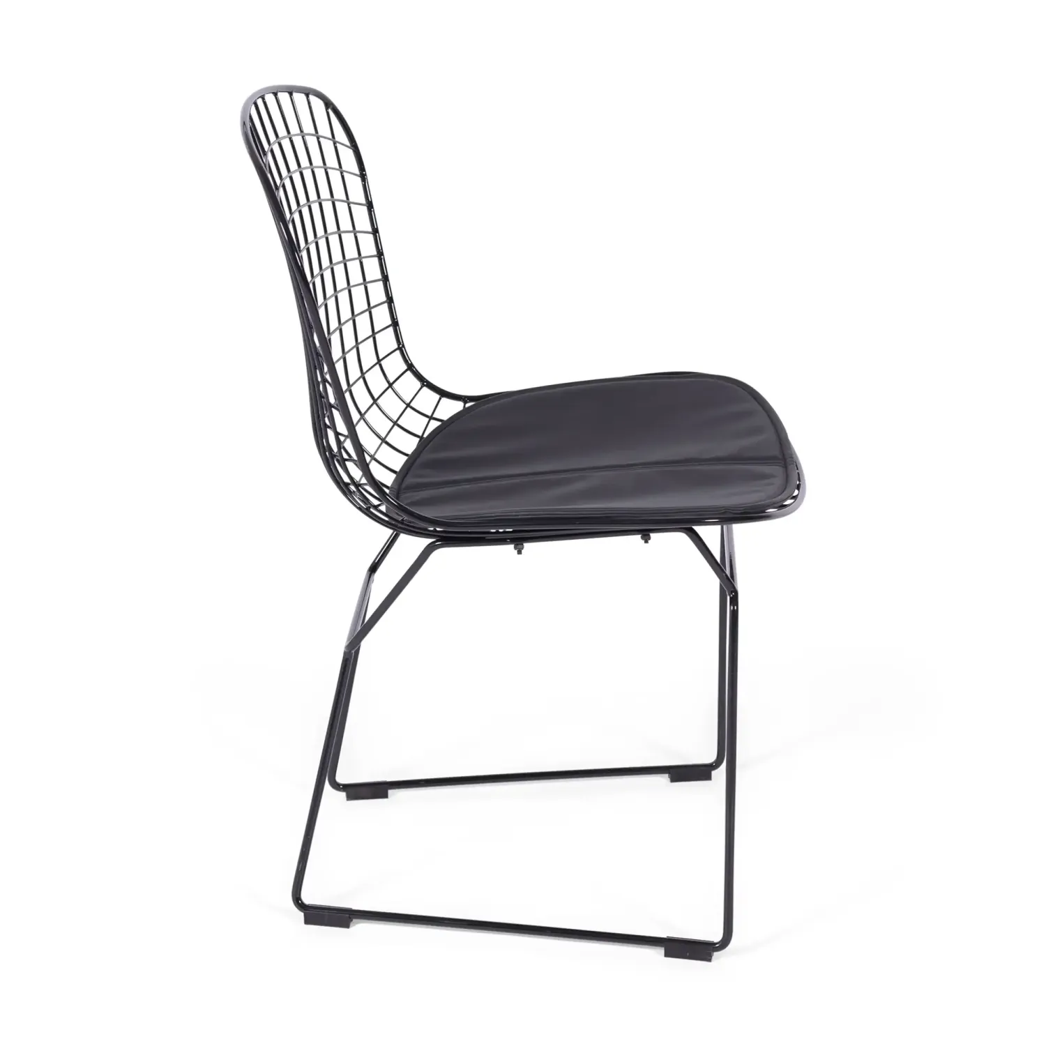Silla de comedor en acero negro Berta FURNMOD - 5
