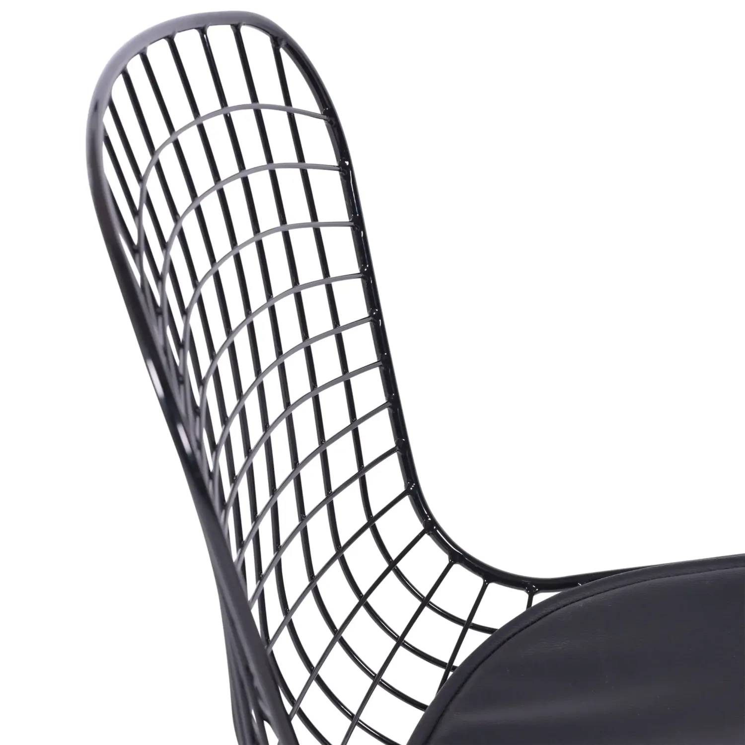 Silla de comedor en acero negro Berta FURNMOD - 6
