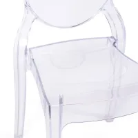 Louisiana transparent chair for the modern hospitality industry - Mueble Design