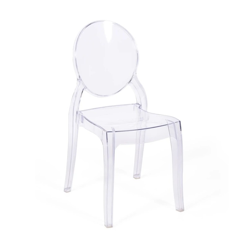 Lousiana transparent matstol FURNMOD - 1