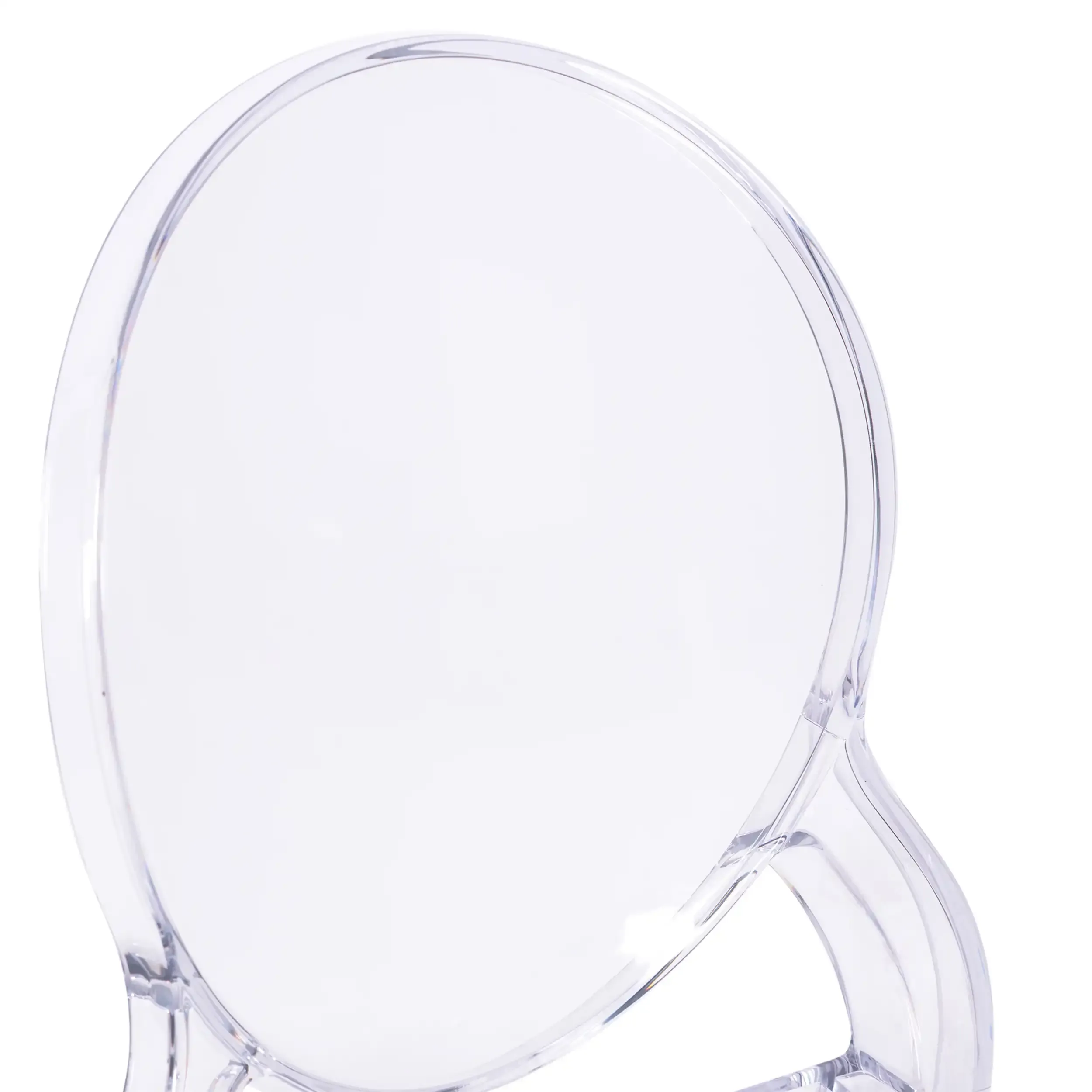 Cadeira de hospitalidade moderna transparente Louisiana - Mueble Design