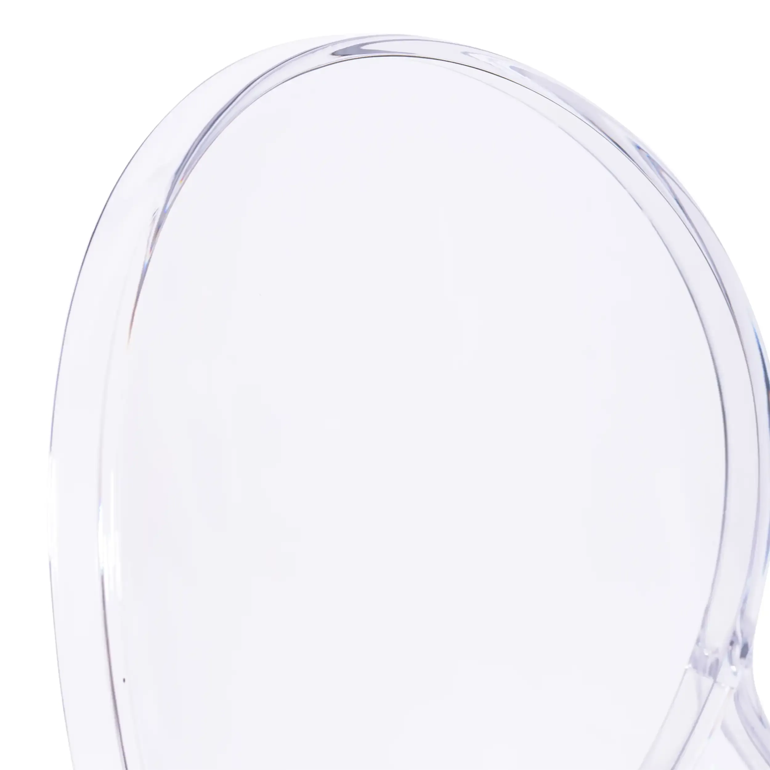 Cadeira de hospitalidade moderna transparente Louisiana - Mueble Design