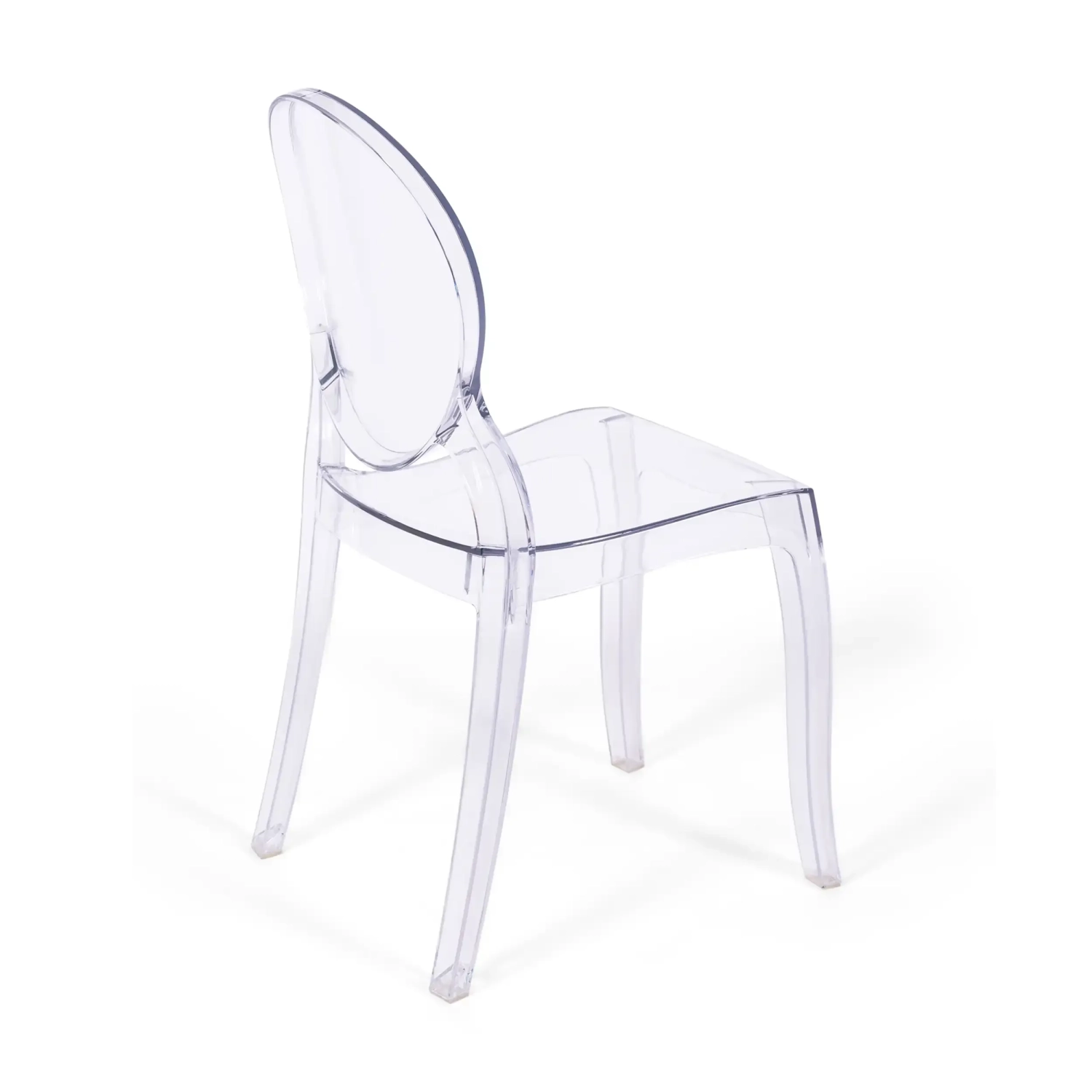 Sedia da pranzo Lousiana trasparente FURNMOD - 9