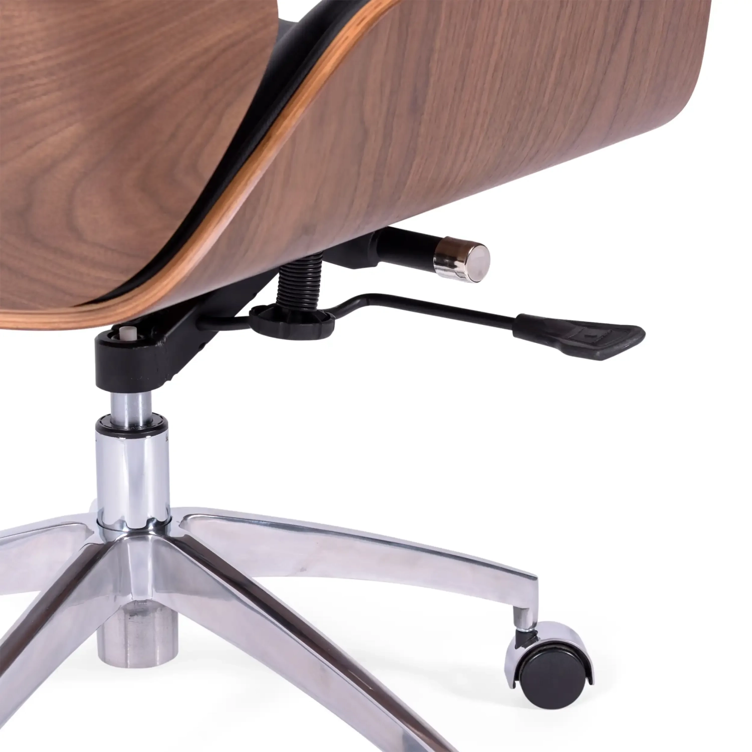 Silla de oficina de piel italiana y madera de nogal Nordic Nest Dream - 10