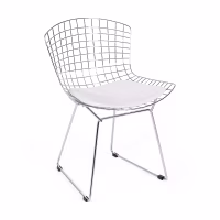 Réplica Silla Bertoia "High Quality" en Acero Cromado del famoso diseñador Hans J. Wegner