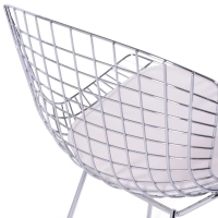Chrom Bertoia Stuhl HQ Replik - Metallstühle - Mobelarium