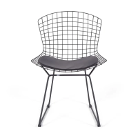 Cadeira Replica Bertoia em Aço Preto - Cadeiras de Metal - MuebleDesign